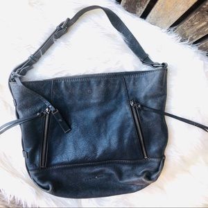 Treasure & Bond Blue Distressed Leather Bag Purse